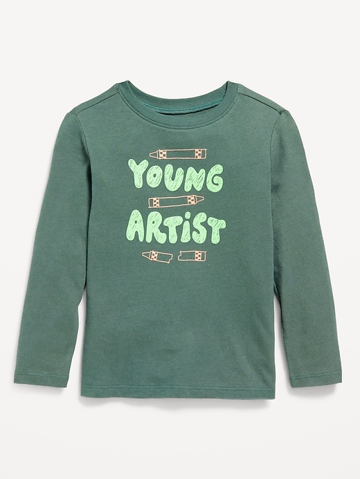 View large product image 1 of 1. Long-Sleeve Graphic T-Shirt for Toddler Boys