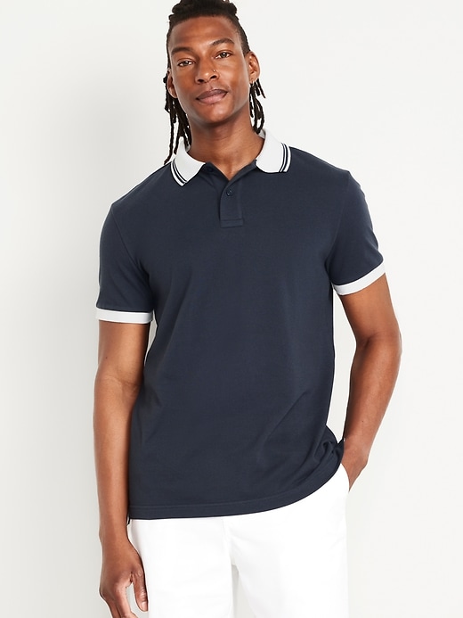 View large product image 1 of 4. Classic Fit Pique Polo