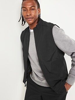 トップス STONE  navy vest Stone Island Navy Patch Down Vest Stone Island