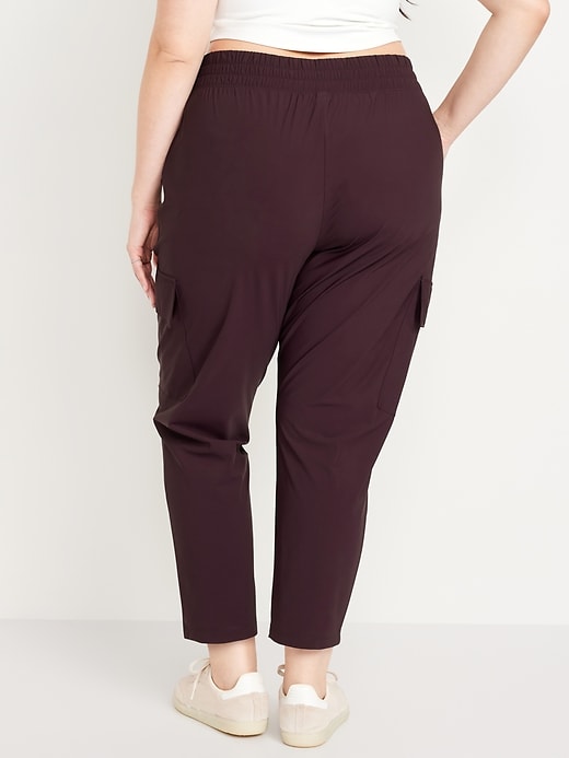 Image number 8 showing, High-Waisted SleekTech Cargo Ankle Pants