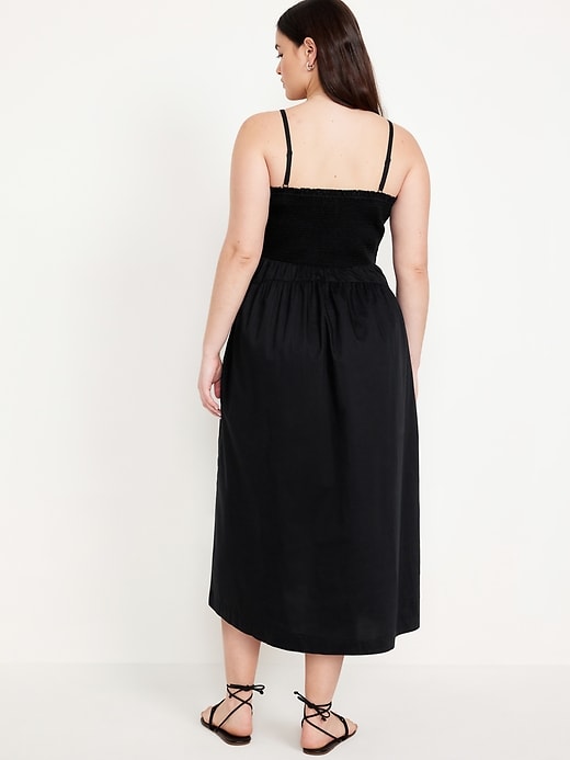Image number 5 showing, Fit & Flare Smocked Midi Dress
