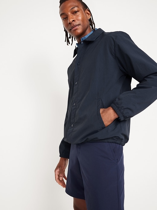 Image number 7 showing, Water-Resistant Snap-Front Jacket