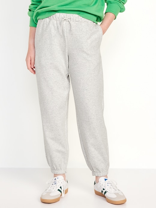 View large product image 1 of 5. Vintage High-Waisted Jogger Sweatpants for Girls