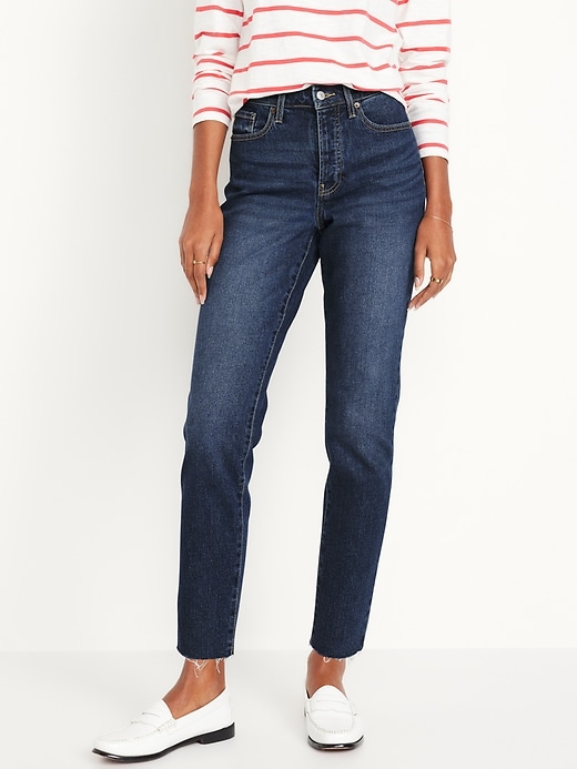 Image number 2 showing, High-Waisted OG Straight Ankle Jeans