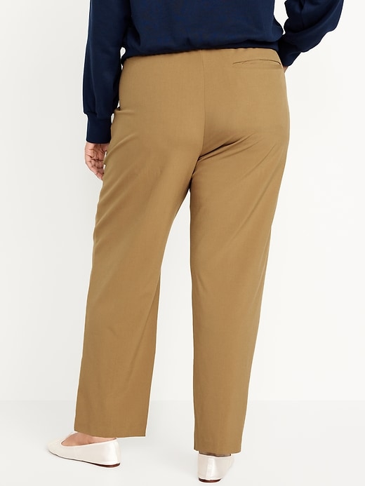 Image number 7 showing, High-Waisted Pull-On Billie Straight Trouser