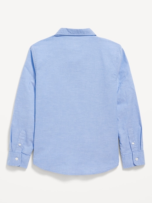 Image number 3 showing, Lightweight Oxford Uniform Shirt for Boys