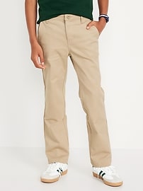 Image number 1 showing, Uniform Straight Leg Pants for Boys
