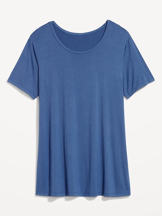 Image number 7 showing, Knit Jersey Pajama Sleep Shirt