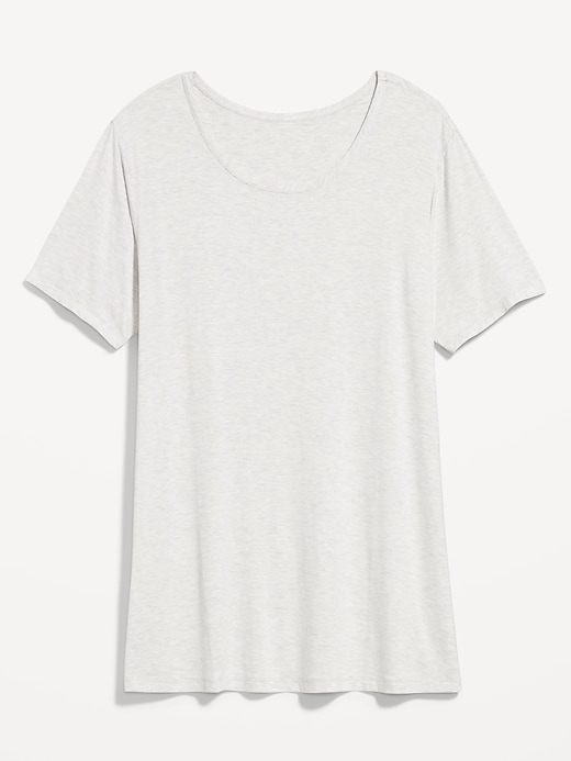 Image number 4 showing, Knit Jersey Pajama Sleep Shirt