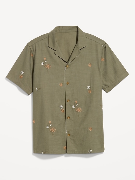 Image number 7 showing, Short-Sleeve Floral Camp Shirt