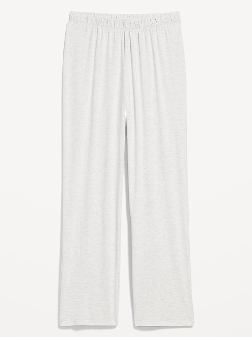 Image number 4 showing, Mid-Rise Knit Jersey Pajama Pant