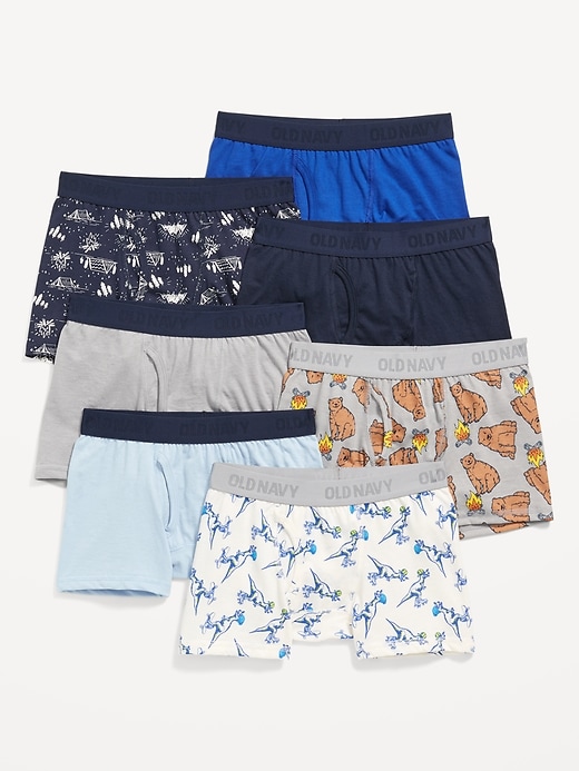 View large product image 1 of 1. Boxer-Briefs Underwear 7-Pack for Boys