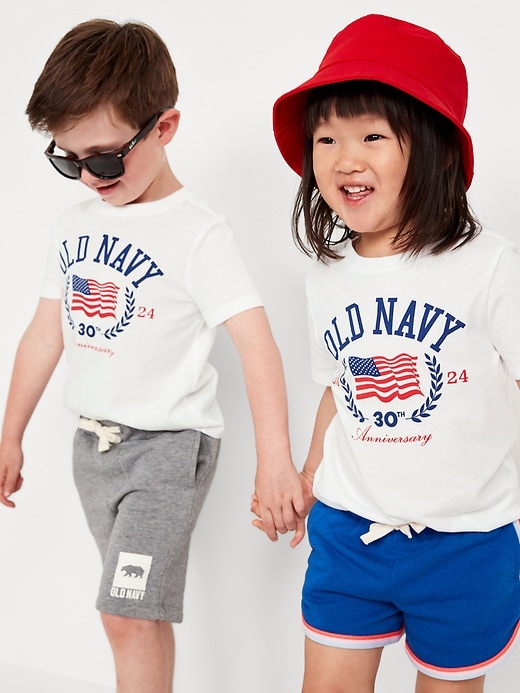 View large product image 1 of 3. Matching Unisex Short-Sleeve Logo-Graphic T-Shirt for Toddler