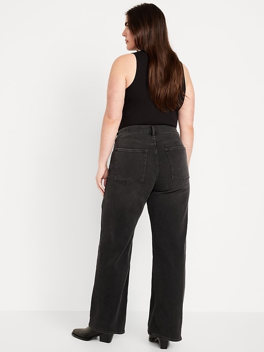 Image number 6 showing, High-Waisted Wow Wide-Leg Jeans