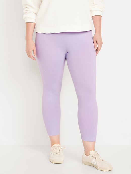 Image number 3 showing, High-Waisted Crop Leggings