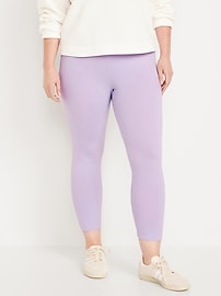 View large product image 5 of 8. High-Waisted Crop Leggings