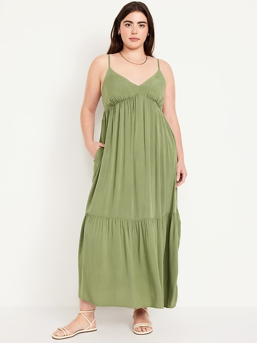 Image number 5 showing, Tiered Maxi Swing Dress