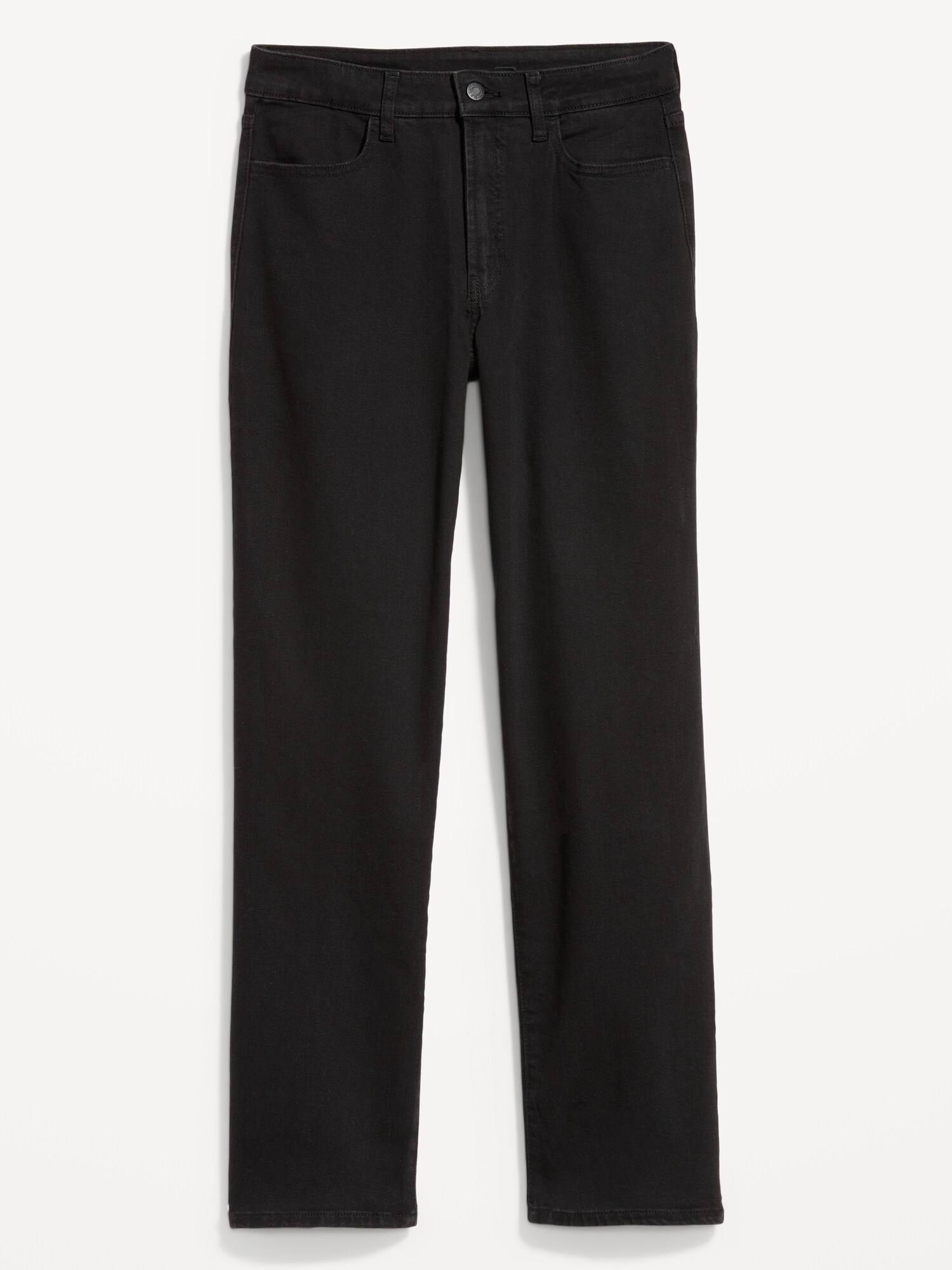 Женские джинсы Old Navy High-Waisted Wow Loose, цвет: Чёрный варёный — фото 4