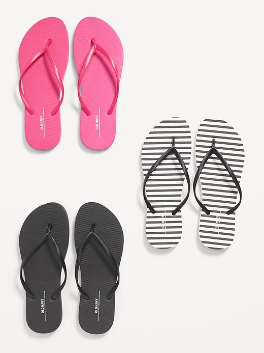 View large product image 1 of 1. Flip-Flop Sandals 3-Pack (Partially Plant-Based)