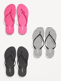 Image number 1 showing, Flip-Flop Sandals 3-Pack (Partially Plant-Based)