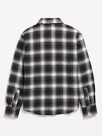 View large product image 3 of 3. Soft-Brushed Flannel Pocket Shirt for Boys