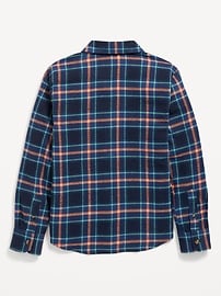 View large product image 3 of 3. Soft-Brushed Flannel Pocket Shirt for Boys