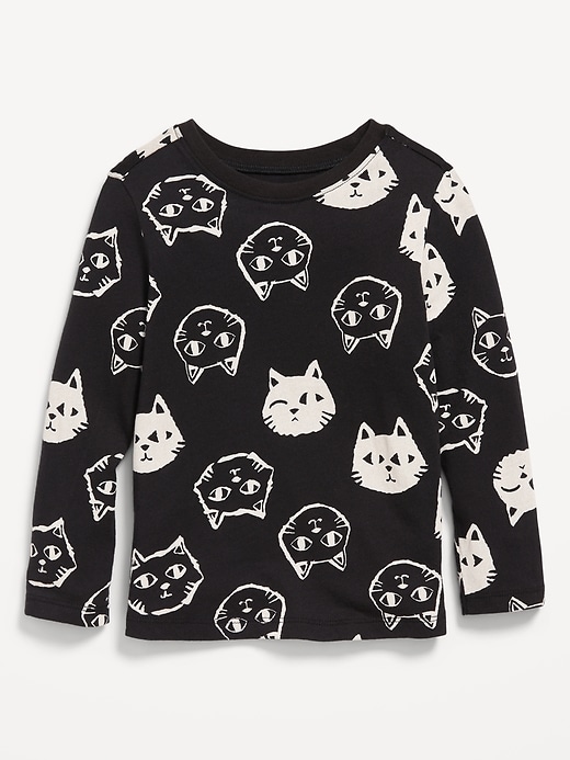 View large product image 1 of 1. Printed Long-Sleeve T-Shirt for Toddler Girls