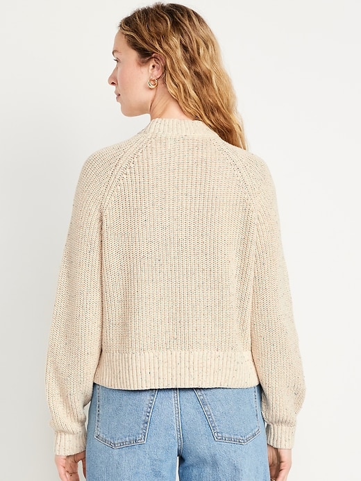 Image number 5 showing, Shaker Stitch Crop Sweater