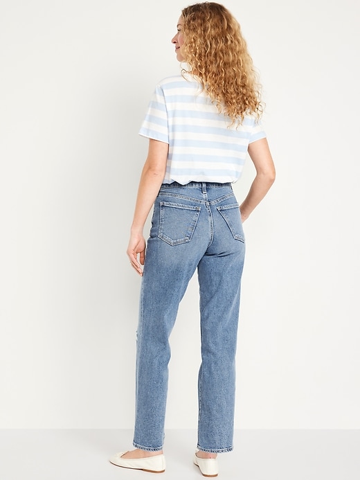 Image number 3 showing, High-Waisted OG Loose Ripped Jeans