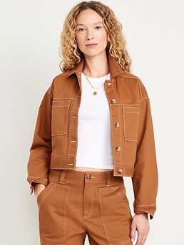 ジャケット・アウター ORGANICWOOLSURVIVALCLOTH UTILITY JACKET Canvas Utility Jacket | Gap Factory