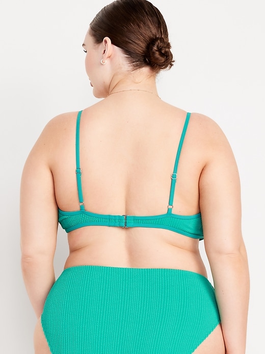 Image number 8 showing, Ribbed Underwire Bikini Swim Top