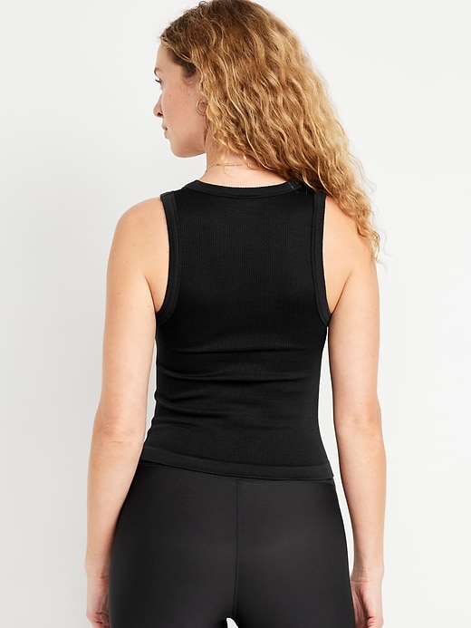 Image number 2 showing, Seamless Ribbed Tank Top