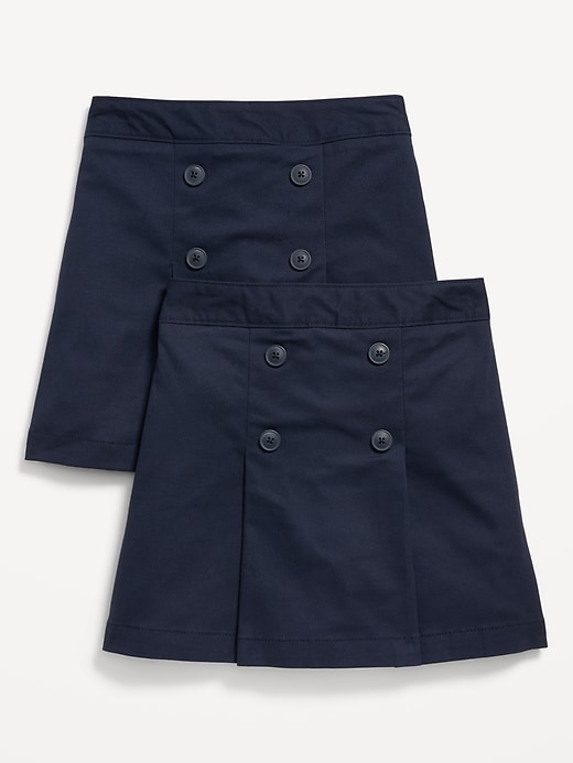 View large product image 1 of 2. School Uniform Pleated Skort 2-Pack for Girls
