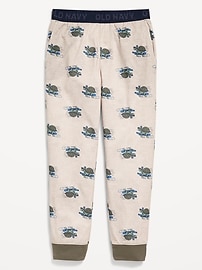 Image number 1 showing, Printed Jersey-Knit Pajama Jogger Pants for Boys