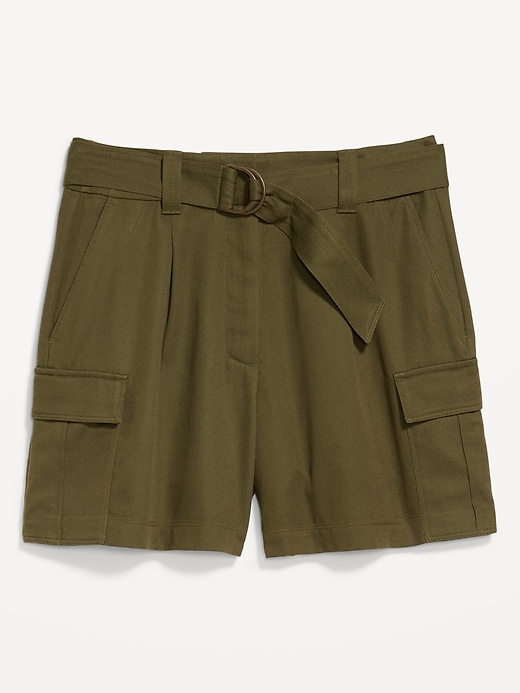 Image number 4 showing, Extra High-Waisted Cargo Shorts -- 4.5-inch inseam