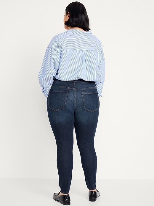 Image number 8 showing, Mid-Rise Rockstar Super-Skinny Jeans for Women
