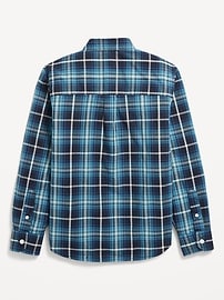 View large product image 3 of 3. Long-Sleeve Poplin Shirt for Boys