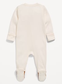 Image number 2 showing, 2-Way-Zip Sleep & Play Footed One-Piece for Baby