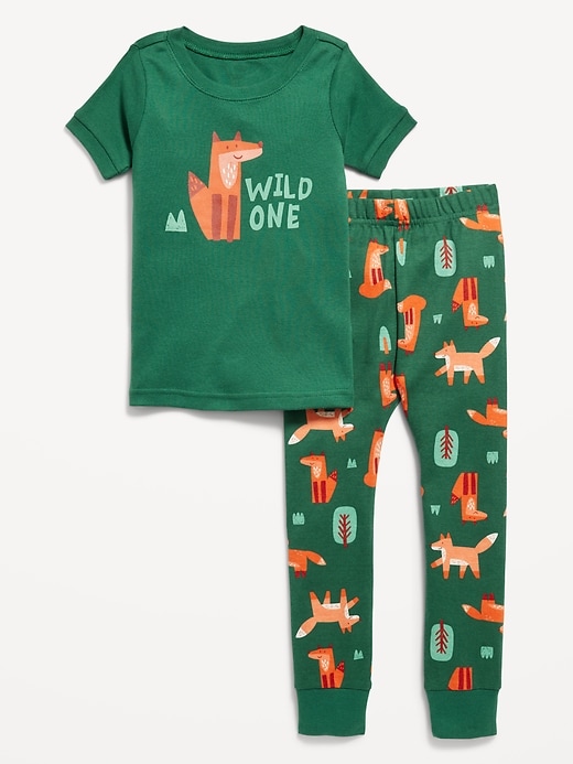 View large product image 1 of 2. Snug-Fit Graphic Pajama Set for Toddler &amp; Baby