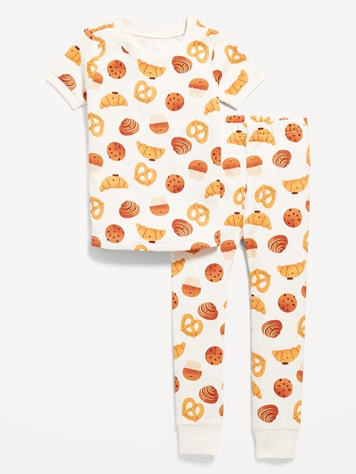 View large product image 1 of 2. Unisex Snug-Fit Printed Pajama Set for Toddler &amp; Baby