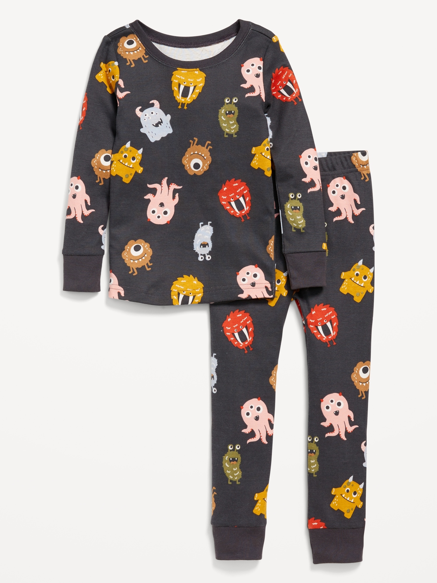 Printed Snug-Fit Pajama Set for Toddler &amp; Baby