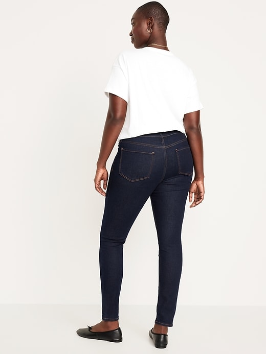 Image number 6 showing, Mid-Rise Rockstar Super-Skinny Jeans for Women