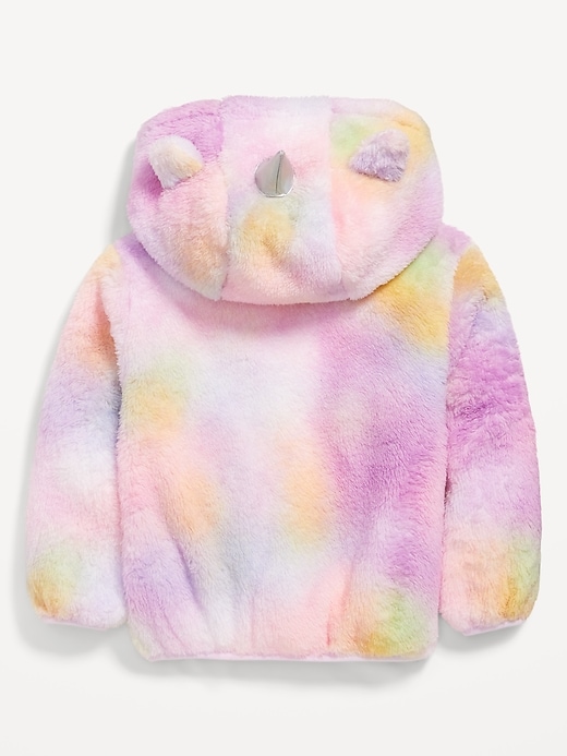 View large product image 2 of 4. Critter Hooded Jacket for Toddler Girls