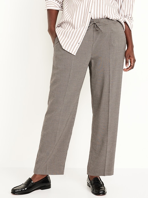 Image number 5 showing, High-Waisted Billie Pull-On Straight Trouser