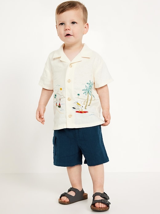 View large product image 1 of 1. Utility Cargo Shorts for Baby