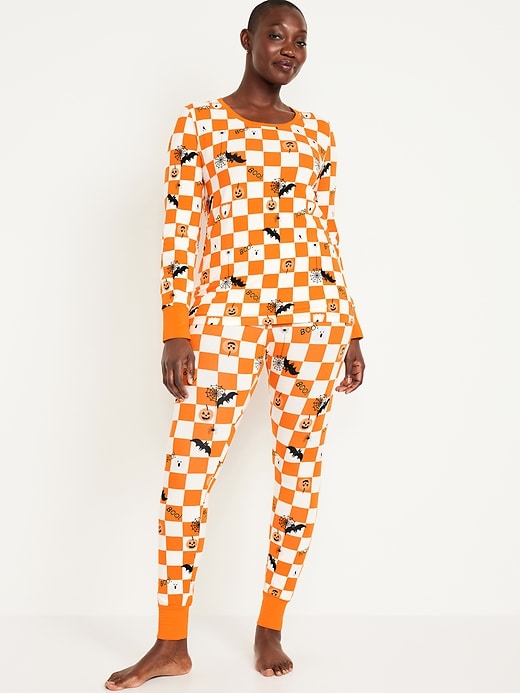 Image number 5 showing, Halloween Print Pajama Set