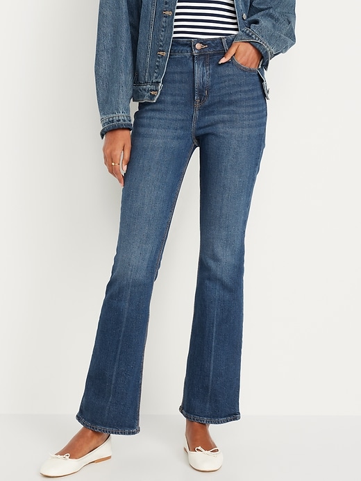 Image number 2 showing, Extra High-Waisted Flare Jeans