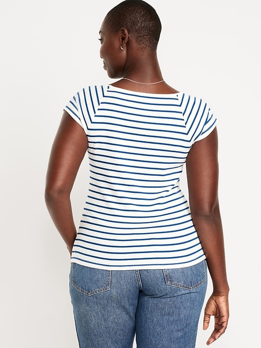 Image number 6 showing, Fitted Ribbed Top