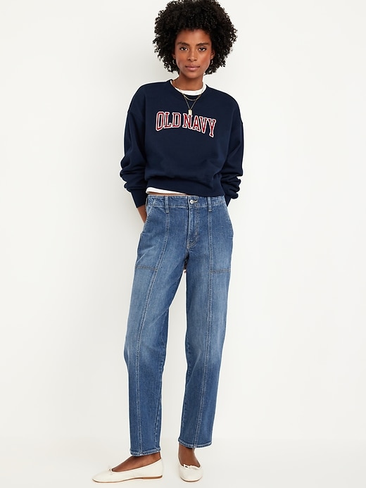 Image number 1 showing, High-Waisted OG Loose Utility Jeans