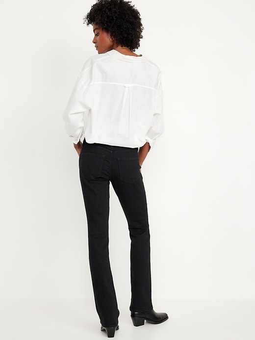 Image number 3 showing, Mid-Rise Wow Boot-Cut Jeans